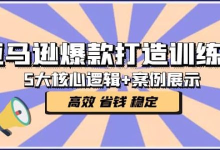 亚马逊爆款打造训练营：5大核心逻辑 案例展示 打造爆款链接 高效 省钱 稳定-创艺项目网