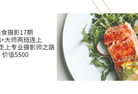 美食摄影17期 基础 大师两班连上，从0基础走上专业摄影师之路-价值5500-创艺项目网