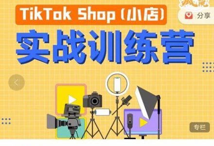 疯人院TikTok Shop小店先疯训练营，开启2022年海外小店带货，从0到1掌握TK小店运营技巧-创艺项目网