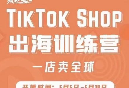 疯人院:TikTok Shop出海训练营（一店卖全球)，出海抢占全球新流量-创艺项目网