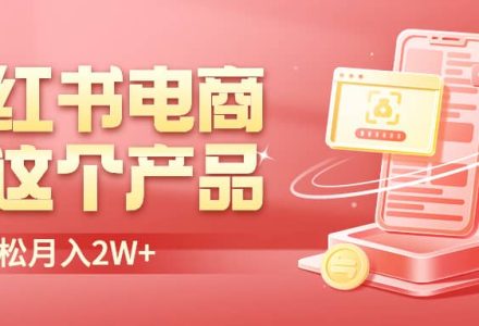 小红书无货源电商0门槛开店，卖这个品轻松实现月入2W-创艺项目网