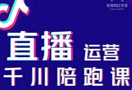 美尊-抖音直播运营千川系统课：直播​运营规划、起号、主播培养、千川投放等-创艺项目网