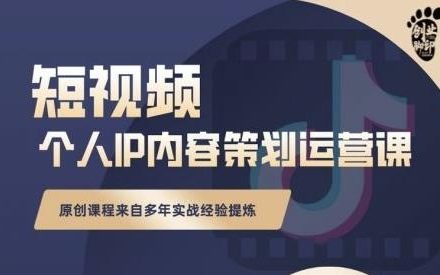 抖音短视频个人ip内容策划实操课，真正做到普通人也能实行落地-创艺项目网