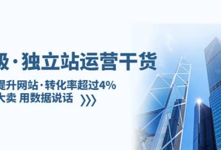 独立站运营干货：全面提升网站·转化率超过4%，轻松大卖 用数据说话-创艺项目网