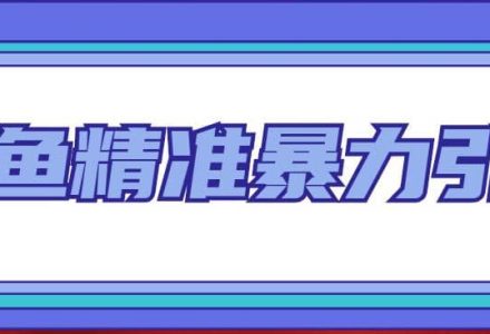 闲鱼精准暴力引流全系列课程，每天被动精准引流200 客源技术（8节视频课）-创艺项目网