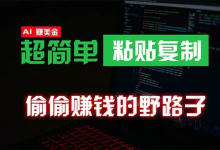 偷偷赚钱野路子，0成本海外淘金，无脑粘贴复制 稳定且超简单 适合副业兼职-创艺项目网