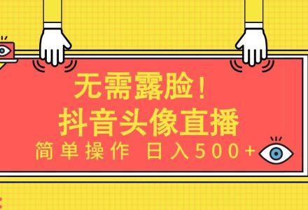 无需露脸！Ai头像直播项目，简单操作日入500+！-创艺项目网